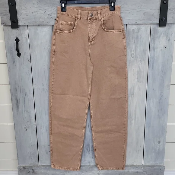 ASOS Reclaimed Vintage Inspired 90's Dad Jeans in Sand Wash W 26 NEW NWT - Picture 3 of 13